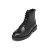 Stiefelette MARC O'POLO "aus edlem Rindleder", Damen, Gr. 46, schwarz, Obermaterial: 100% Leder (Rind), unifarben, Schuhe