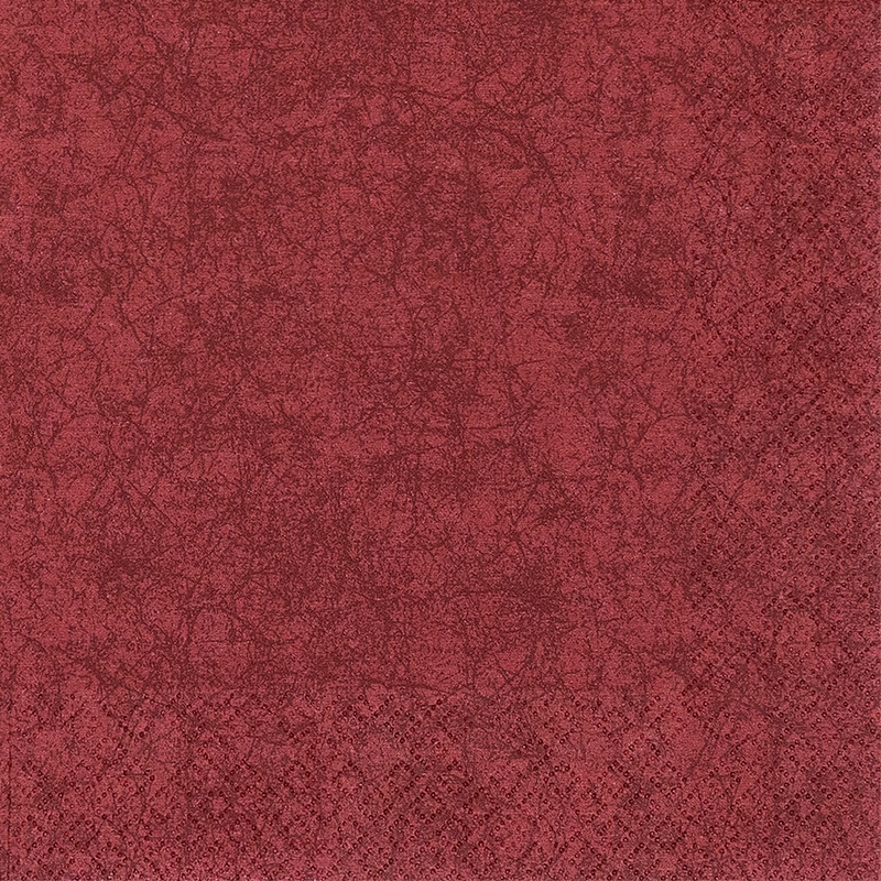 Home Fashion, Modern Colours bordeaux, Cocktail-Servietten aufgefaltetes Maß 25 cm x 25 cm, im Viertelfalz, 20 Stück pro Pack Image