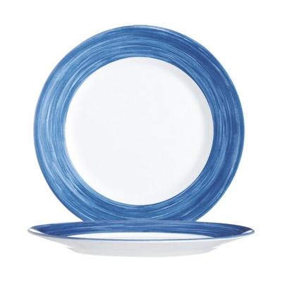 Arcoroc Speiseteller Brush Teller flach 23,5cm 6 Stück Dunkelblau Image