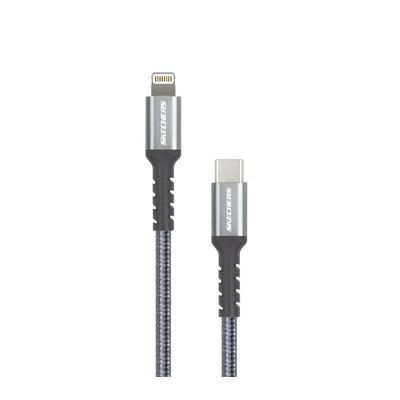 Skechers Lightning to USB-C Charging Cable | Gray