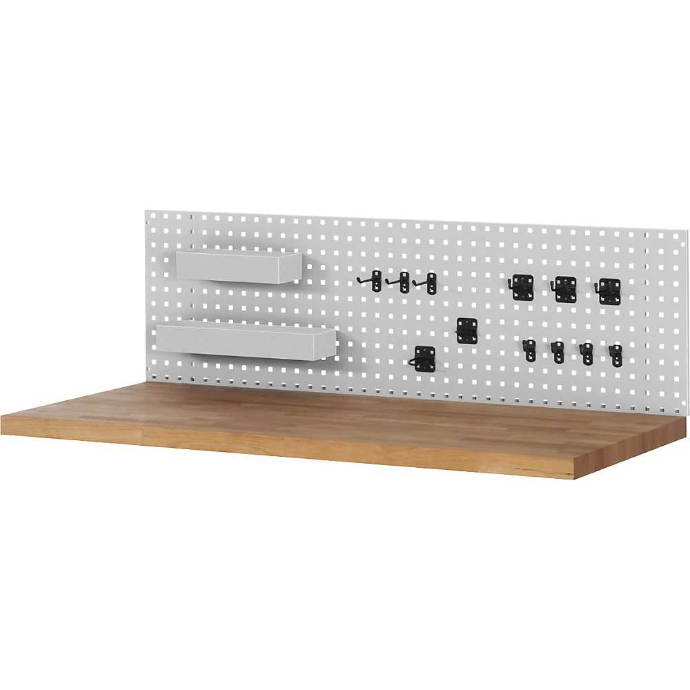 Plaque perforée avec jeu de support RAU
