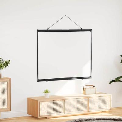 TEMU 50 Inch 4:3 Wall-mountable Projector Screen, Compact And Exquisite, The Classic 4:3 Ratio, Wall-mounted, A Clear Cinema Experience