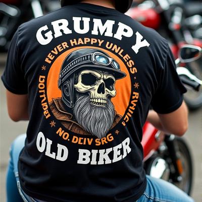 TEMU Plus Size, 3d Back Printed Mens Casual Summer Loose Short Sleeves T-shirt, Suitable For Street Outdoor Image
