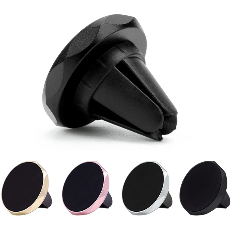 Support magnétique pour téléphone portable dans la voiture, clip de montage, grille d'aération automatique, support mobile Smartphone, support mobile, support GPS cellulaire, iPhone, Samsung, LG