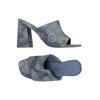 Guess Damen Sandale, Gr. 37, blau, kein Etikett