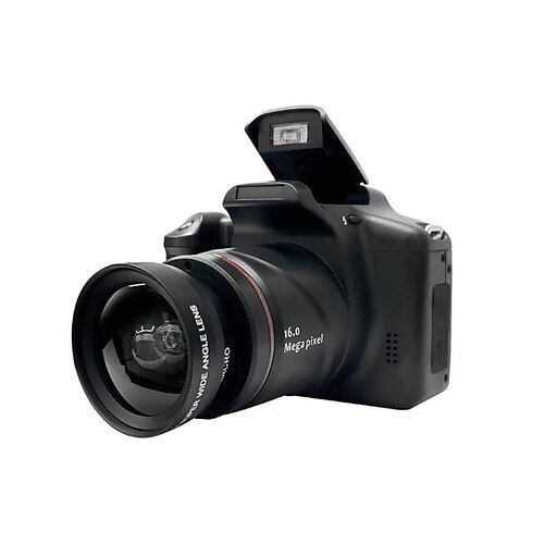16-Megapixel Digitalkamera Mit 1080P 16X Zoom Digitale Bildstabilisierung Enthält 600mAh Akku 2,4-Zoll abnehmbares Objektiv Heimvideokamera Maximale 128GB Valentinstagsgeschenk Image