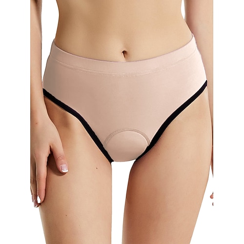 Damen Fahrradunterwäsche-Shorts Fahhrad Slip Formpassend Sport Weich Bequem Schwarz Pfirsich Bekleidung Fahrradbekleidung