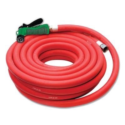 Notrax Hot Water Hose for Food Service Kitchen Washes, 43, 5/8 in ID, 50 ft L, Red Each Notrax® Garden Hoses and Accessories