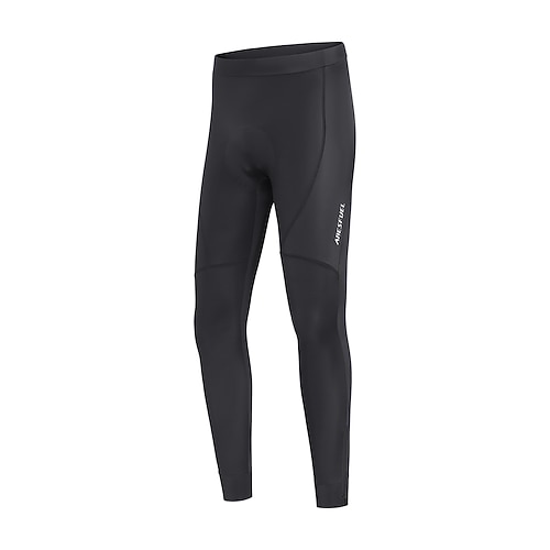 ARESFUEL Herren Fahrradhosen Fahhrad Unterteile Schmale Passform Straßenradsport Sport Schnelltrocknend Hohe Elastizität Feuchtigkeitsableitend Schwarz Spandex Bekleidung Fahrradbekleidung