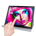 Monitor portatile touch da 9,7 pollici 4:3 2K Monitor di estensione HD 2048X1536 per Raspberry Pi XBox PS4 / 5 Switch Display PC Windows