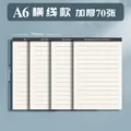 70 fogli A5/A6 Quaderno semplice Quaderno minimalista Quaderno con pagine a strappo Quaderno