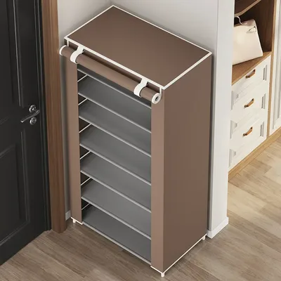 Multilayer Shoe Cabinets Simple Dustproof Storage Shoes Cabinet Wall Corner Shoes Shelves Space Saving Sneakers Rack Organizer