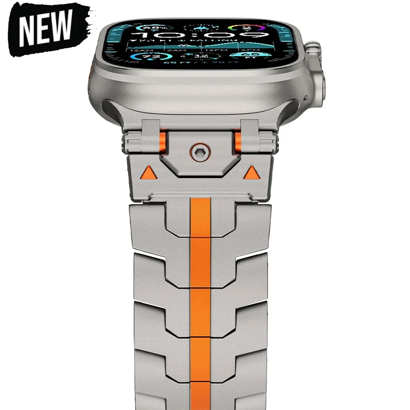 Luxuriöses Metallarmband für Apple Watch Ultra2 Band 49 mm 46 mm 45 mm 44 mm 42 mm Edelstahlarmband Iwatch Serie 10 9 8 7 6 SE 5 4 Image