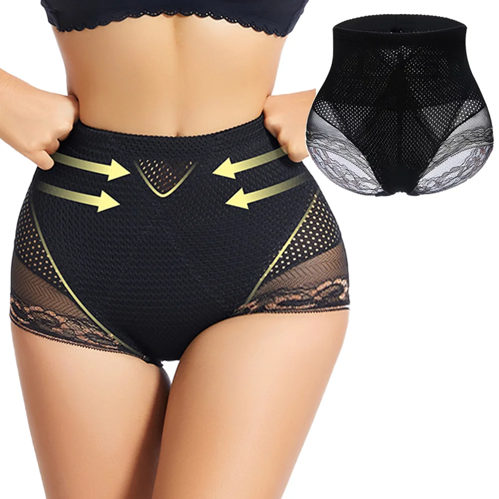 Frauen Abnehmen Body Shaper Horts Höschen Hohe Taille Unterwäsche Kolben-heber Shapewear Korsetts Bauch-steuer Briefs Wäsche Image
