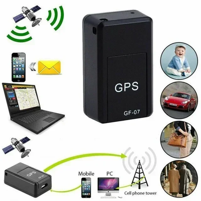 Universal Tracking Gerät Gf07 Mini Auto Tracker Magnetische Gps Echtzeit Fahrzeug Locator Anti-Verloren Aufnahme Wiederaufladbare Image