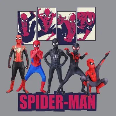 Das erstaunliche Spider-Man-Kostüm, Anime-Charakter, Miles Morales Spiderman-Overall für Damen und Image