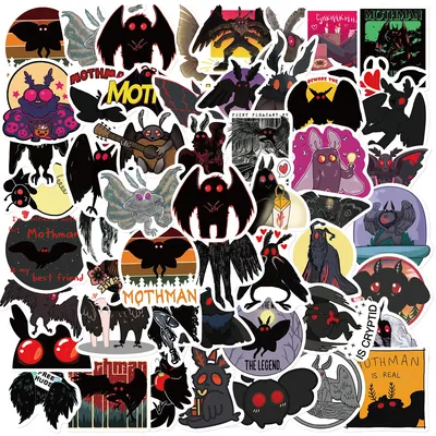 50Pcs Cartoon Motte Mann Graffiti Aufkleber Wasserdicht DIY Aufkleber Für Scrapbooking Telefon Gepäck Skateboard Dekoration Image
