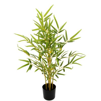 Kunstbaum I.GE.A. "Bambus", grün, B:35cm H:70cm, Polyester, Kunststoff, Kunstpflanzen, Im Topf