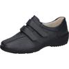 Klettschuh WALDLÄUFER "KYA", Damen, Gr. 8,5 (42,5), blau (dunkelblau, struktur), Nappaleder, sportlich, Schuhe, Slipper, Bequemschuh in Komfortweite H (= sehr weit)