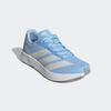 Laufschuh ADIDAS PERFORMANCE "DURAMO RC2", Gr. 38,5, clear sky, zero metallic, halo silber, Textil, sportlich, Schuhe