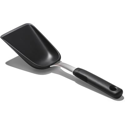 Servierlöffel OXO GOOD GRIPS, grau, B:7,6cm H:25,4cm, Nylon, Kochlöffel, Pfannenschaufel, hitzebeständig, Nylon Image