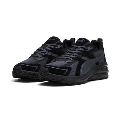 Sneaker PUMA "Hypnotic LS Sneakers Erwachsene", Gr. 37.5, schwarz (schwarz strong gray), Obermaterial: Textil, Synthetik, Kuhleder; Futter: Textil; Innensohle: Textil; Laufsohle: Gummi, Schuhe Image