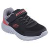 Sneaker SKECHERS "Bounder - Trekzic", Kinder, Gr. 32, schwarz (schwarz, rot), Lederimitat, casual, Schuhe, Freizeitschuh, Halbschuh, Klettschuh, Schnürschuh, Leichtgewicht