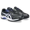 Tennisschuh ASICS "GEL-GAME GS CLAY/OC", Gr. 39, schwarz-weiß (schwarz, weiß), Synthetik, sportlich, Schuhe, All-Courtschuhe für alle Untergründe