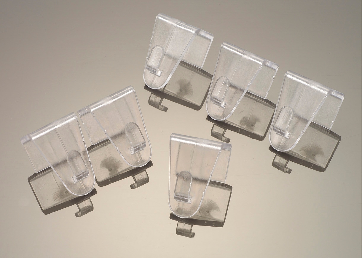 Türhaken RUCO, transparent, Kunststoff, Haken, Türhaken, Kunststoff