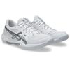 Hallenschuh ASICS "GEL-ROCKET 12", Gr. 40, weiß (weiß, pure silber), Synthetik, sportlich, Schuhe
