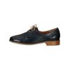 Schnürschuh EVERYBODY "Everybody Halbschuhe Leder", Damen, Gr. 41, blau (dunkelblau), Leder, casual, Schuhe