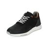 Sneaker BULLBOXER "Bullboxer Sneaker Leder/Textil", Herren, Gr. 43, schwarz, Leder, Textil, casual, Schuhe