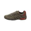Sneaker GEOX "Geox Sneaker Veloursleder/Textil", Herren, Gr. 41, orange (grau, orange), Veloursleder, Textil, casual, Schuhe