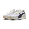 Sneaker PUMA "Road Rider Suede Sneakers Erwachsene", Gr. 40, blau (weiß new navy blau), Obermaterial: Synthetik, Textil, Leder;, Schuhe