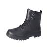 Schnürstiefelette RICOSTA "Ricosta Stiefelette Leder", Kinder, Gr. 35, schwarz, Leder, casual, Schuhe