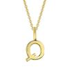 Ketten-Anhänger ONE ELEMENT "Buchstabe Q Buchstaben Anhänger aus 333 Gelbgold", gold, Schmuckanhänger, Damen, Q, Gelbgold 333-Gold, Gelbgold 333, Gold, für Damen – elegant, modern & vielseitig kombinierbar