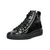 Sneaker PAUL GREEN "Paul Green Sneaker Glattleder", Damen, Gr. 38, schwarz, Glattleder, casual, Schuhe