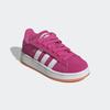Sneaker ADIDAS ORIGINALS "CAMPUS 00S COMFORT CLOSURE ELASTIC LACE KIDS", Gr. 33, rosa (semi lucid fuchsia, cloud weiß, gum 2), Leder, sportlich, Schuhe