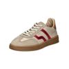 Sneaker GANT "Gant Sneaker Leder", Damen, Gr. 40, rot (beige, rot), Leder, casual, Schuhe
