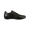 Sneaker GEOX "Geox Sneaker Leder", Herren, Gr. 45, schwarz, Leder, casual, Schuhe