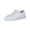 Schnürschuh PAUL GREEN "Paul Green Sneaker Glattleder", Damen, Gr. 39, weiß (weiß, silber), Glattleder, casual, Schuhe