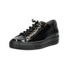 Sneaker PAUL GREEN "Paul Green Sneaker Leder", Damen, Gr. 38, schwarz (schwarz lack), Leder, casual, Schuhe