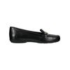 Mokassin GEOX "Geox Mokassin Glattleder", Damen, Gr. 36, schwarz, Glattleder, casual, Schuhe