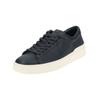 Sneaker CLARKS "Clarks Sneaker Leder", Herren, Gr. 44, blau (navy), Leder, casual, Schuhe