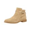 Stiefelette PAUL GREEN "Paul Green Stiefelette Veloursleder", Damen, Gr. 37, beige, Veloursleder, casual, Schuhe