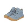 Schnürschuh PEPINO "Pepino Halbschuhe Leder", Kinder, Gr. 21, blau (hellblau), Leder, casual, Schuhe