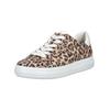 Sneaker PETER KAISER "Peter Kaiser Sneaker Leder", Damen, Gr. 39, braun (leopard), Leder, casual, Schuhe