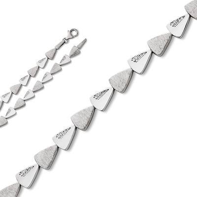 Silberkette ONE ELEMENT "Zirkonia Halskette aus 925 Silber" Gr. 45, silber, Halsketten, Damen, 45, Silber 925 (Sterlingsilber), für Damen – elegant, modern & vielseitig kombinierbar Image