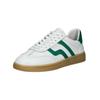 Sneaker GANT "Gant Sneaker Leder", Herren, Gr. 45, bunt (weiß, grün), Leder, casual, Schuhe