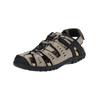 Sandale GEOX "Geox Wanderschuhe Lederimitat", Kinder, Gr. 41, grau (taupe), Lederimitat, casual, Schuhe